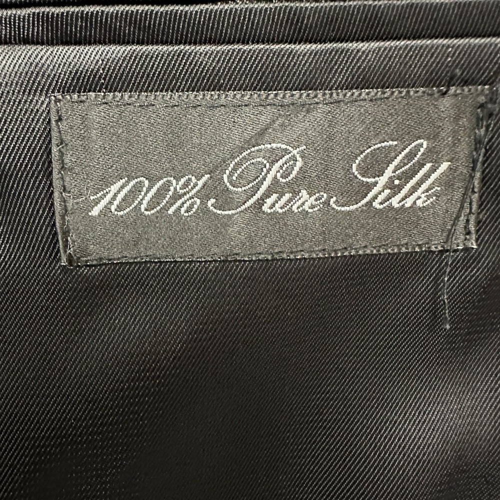 Vintage Roberto Vasalli 100% Silk Tweed Sport Coat Mens R42 Gray Yugoslavia - Picture 6 of 16